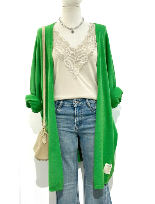 Kofta oversized Grön