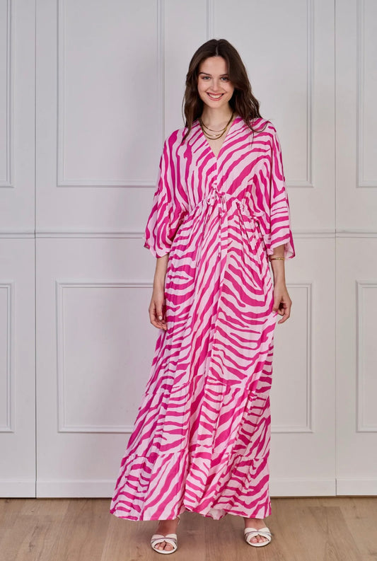Klänning Pink Zebra 🔴 50% rabatt
