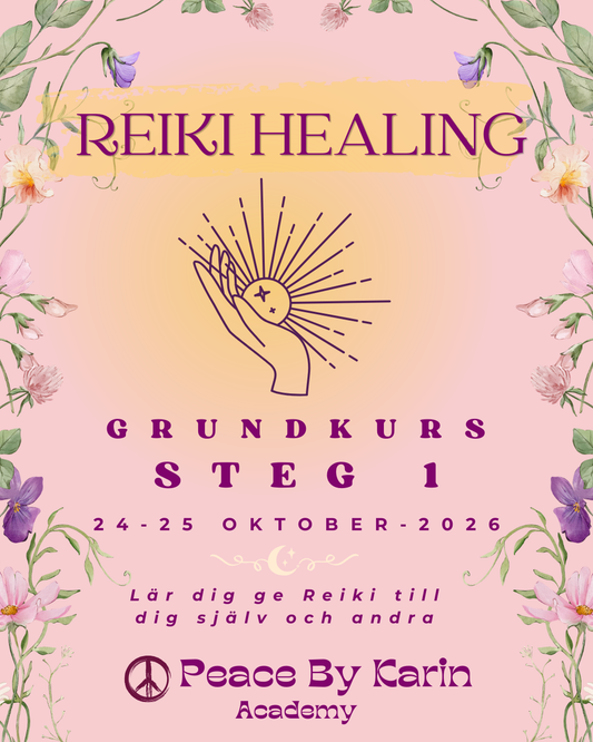 REIKI Healing Grundkurs-Steg I 🪷 24-25 oktober 2026
