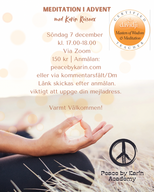 Meditation i advent med Karin Roiseux