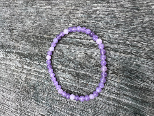 Ametist armband - 4 mm