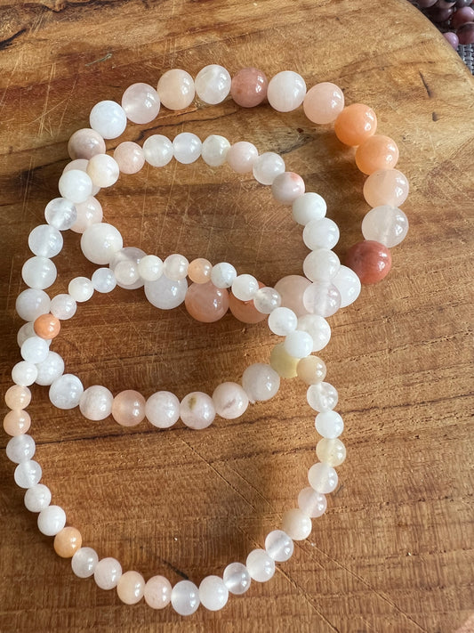 Månsten armband 6 mm