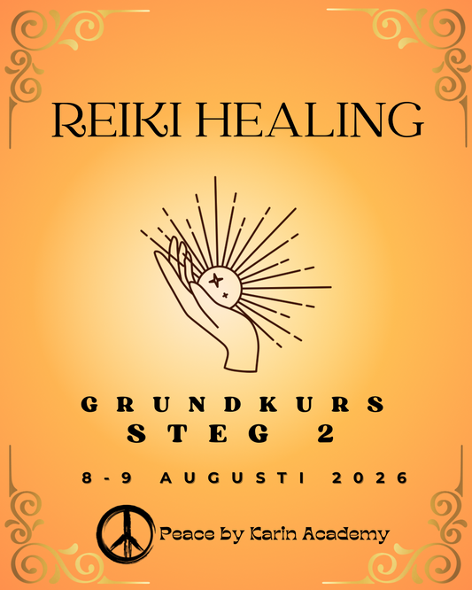 REIKI Grundkurs Steg 2 🗓️8-9 augusti 2026