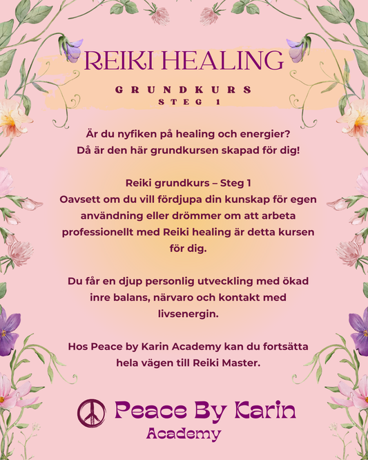 REIKI Healing Grundkurs-Steg I 🪷 24-25 oktober 2026