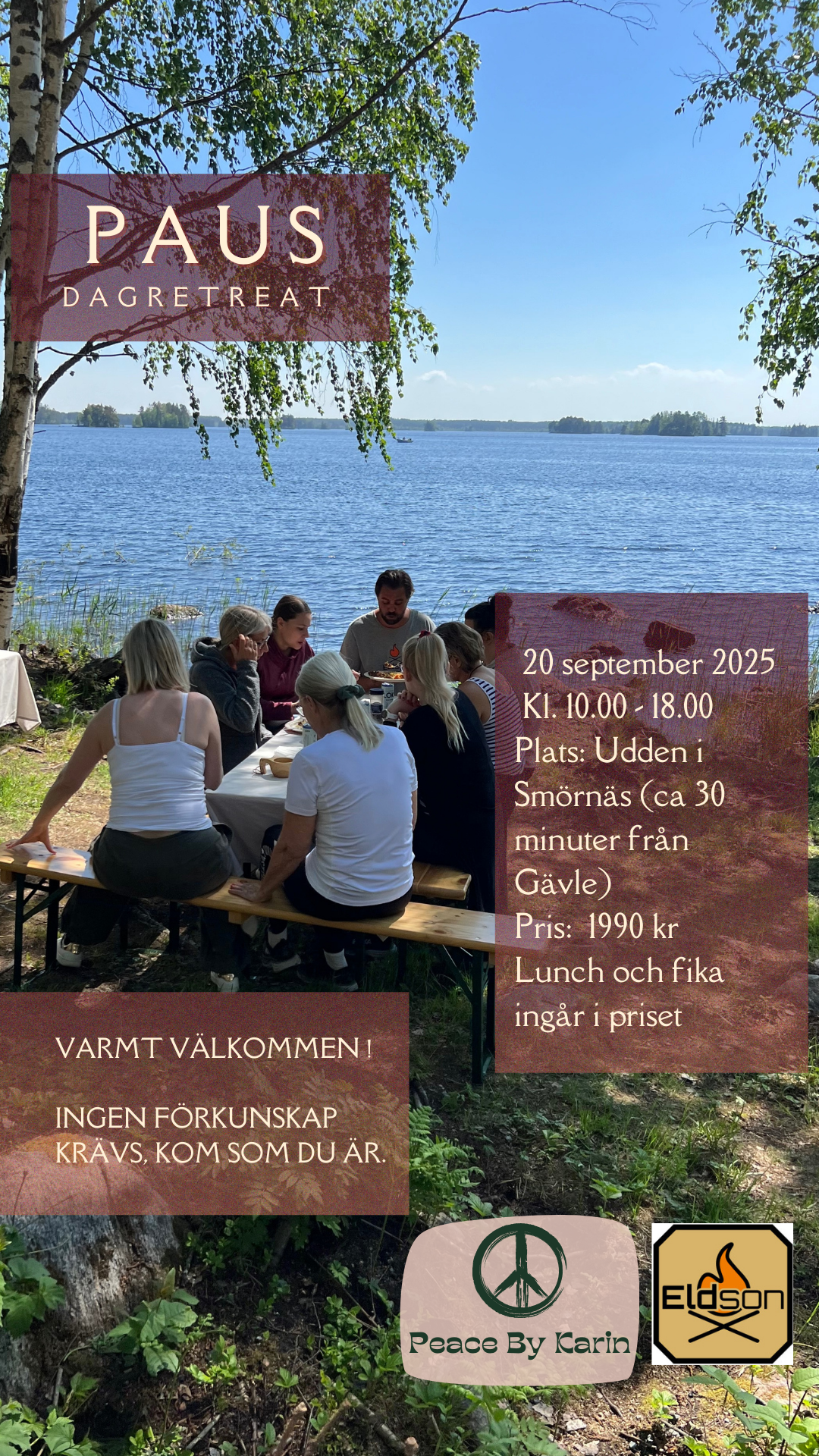 PAUS Dagretreat 20 sept-25 đż En stilla dag i naturens famn