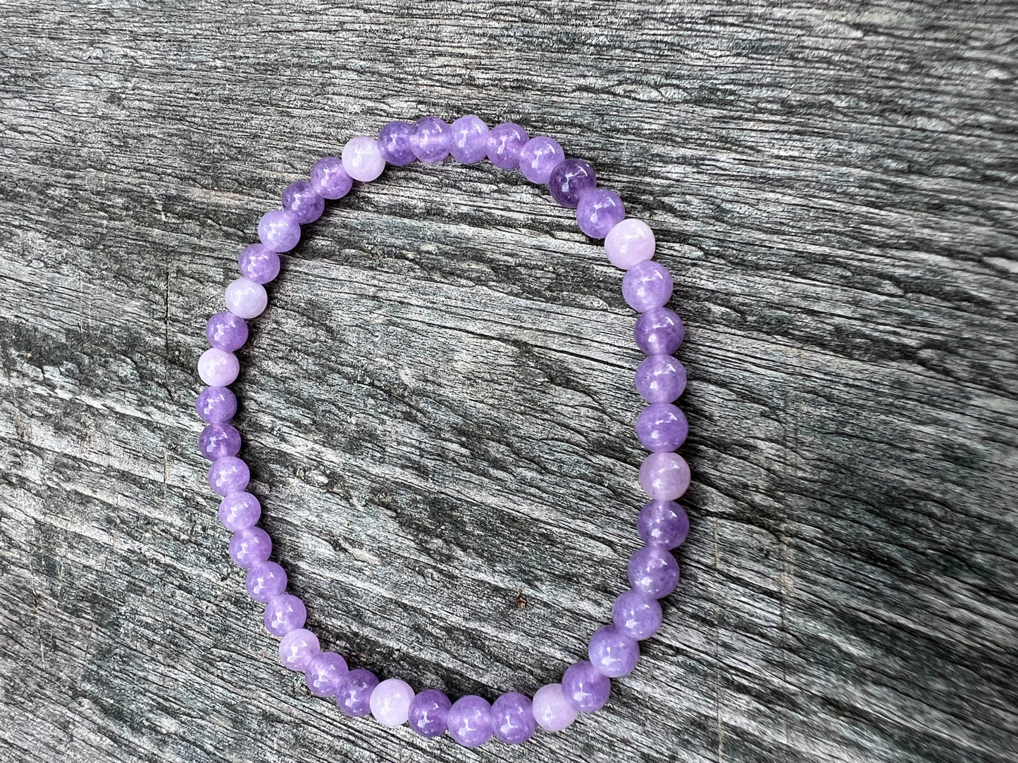 Ametist armband - 6 mm