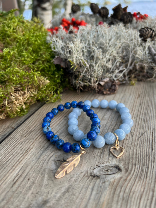 Angelit - heart armband