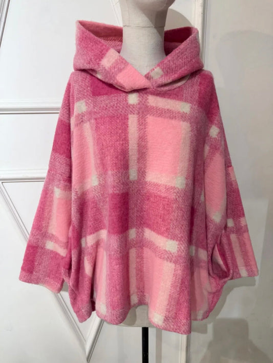 Hoodiejacka – Oversized | Ullmix / Rosa