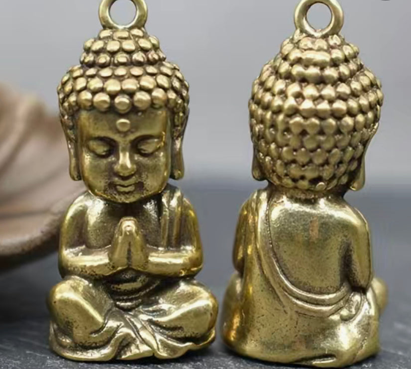 Buddha hänge i mässing