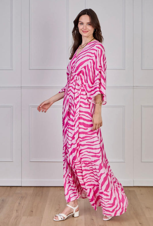 Klänning Pink Zebra 🔴 50% rabatt