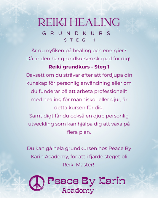 REIKI Healing Grundkurs-Steg I 🪷 29-30 november 2025