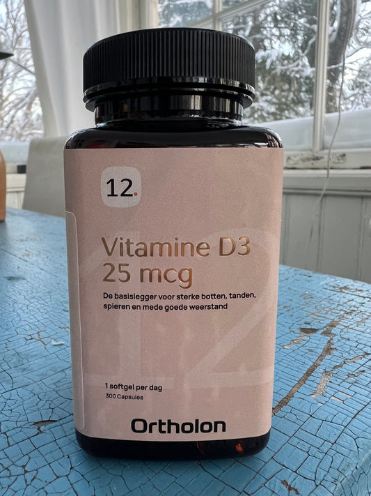 D3 vitamin 25 mcg, 300 kapslar