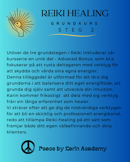REIKI Healing Grundkurs Steg 3 🪬 15-16 nov 2025