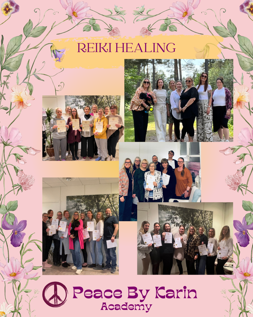 REIKI Healing Grundkurs-Steg I đȘ· 25-26 oktober 2025