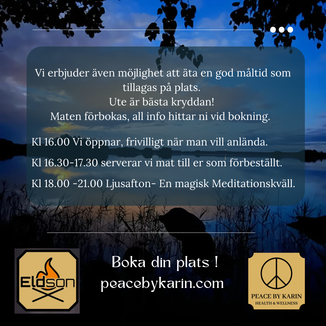 LJUSAFTON - En magisk meditationskväll med Karin Roiseux