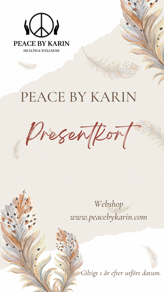 Presentkort Peace by Karin