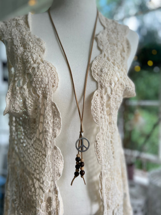 Halsband Peace - Made by Peace By Karin