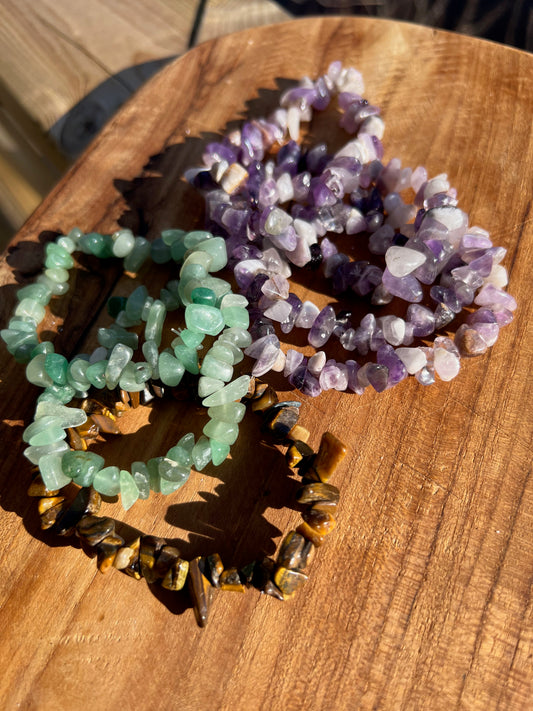 Tigeröga- Chipstone armband