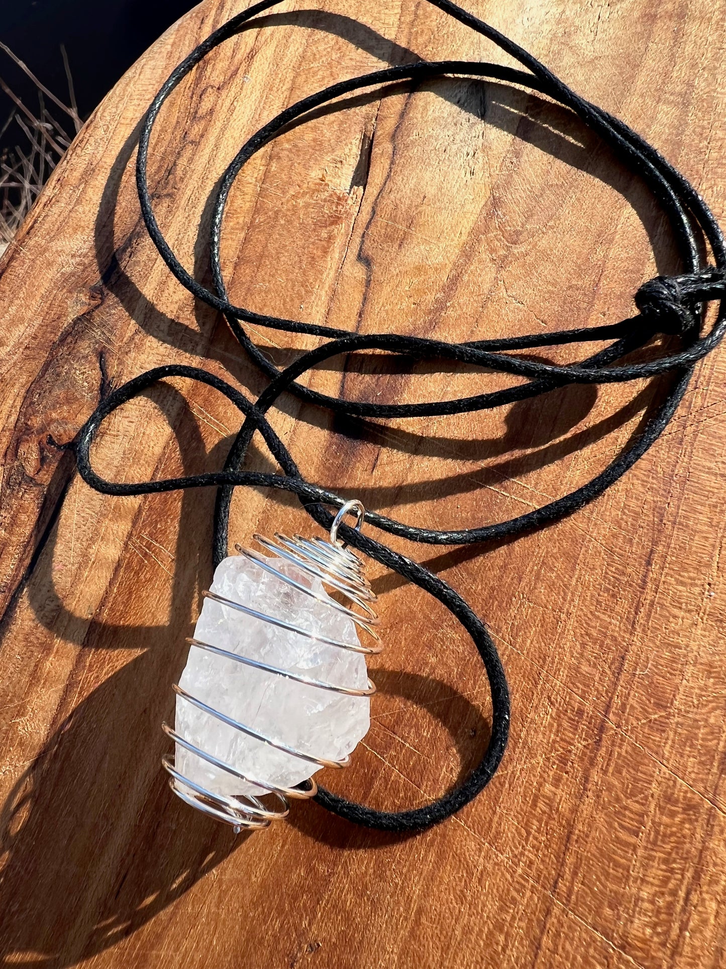 Halsband Rå Kristall