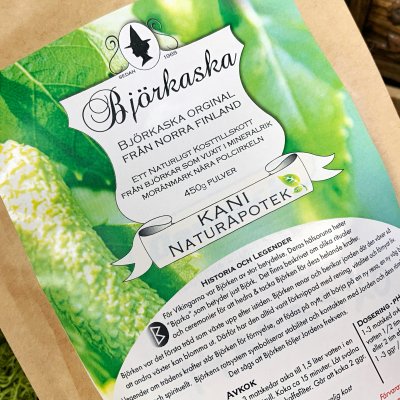 Björkaska, 450 gram