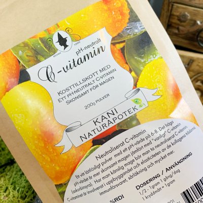 C-vitamin PH neutral, 200 gram