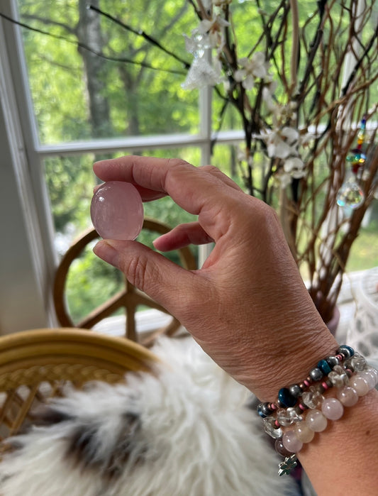 Rosenkvarts Cuddlestone ca 3 cm