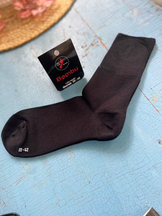 Bambustrumpor med lös resår stl 35- 38