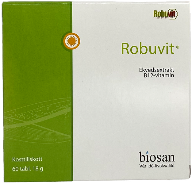 Robuvit kärnvedextrakt av ek 60 tabl