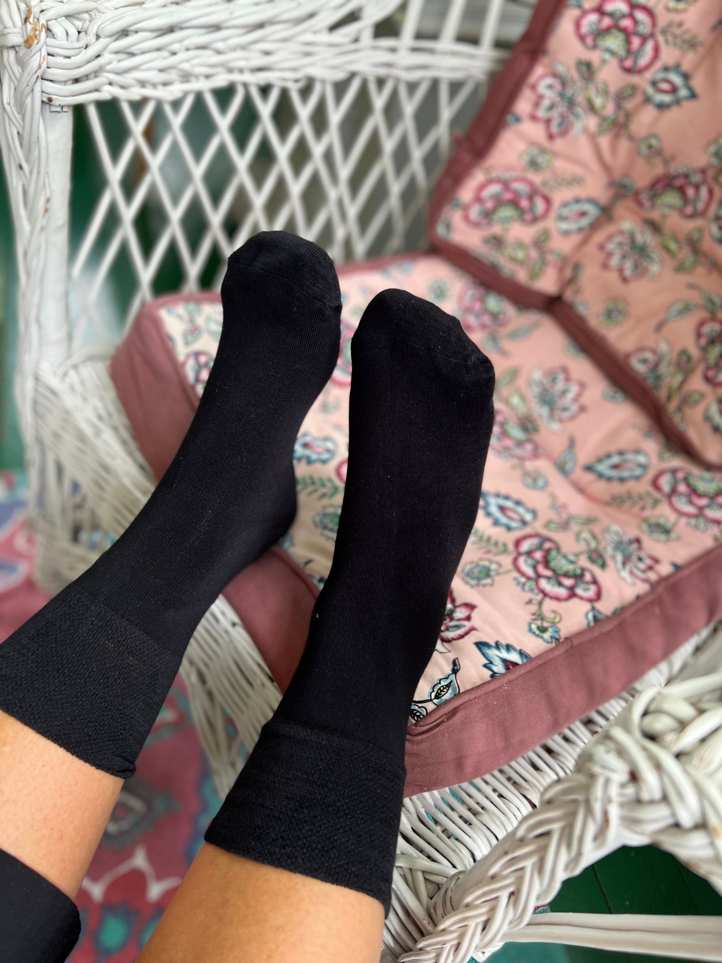 Kashmir strumpa, av mjukaste kvalite stl 41-45 Mörkgrå