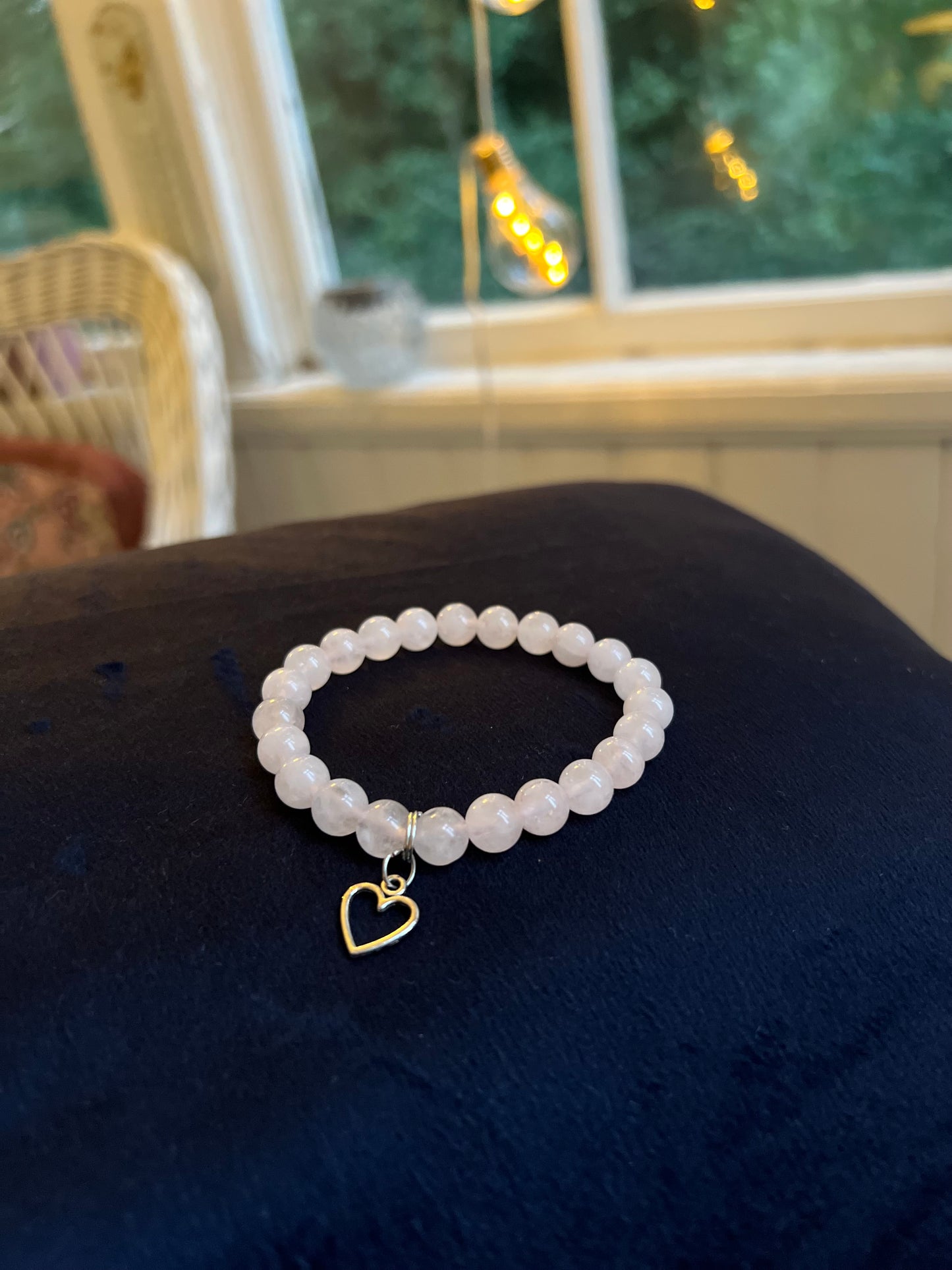 Rosenkvarts armband -Love