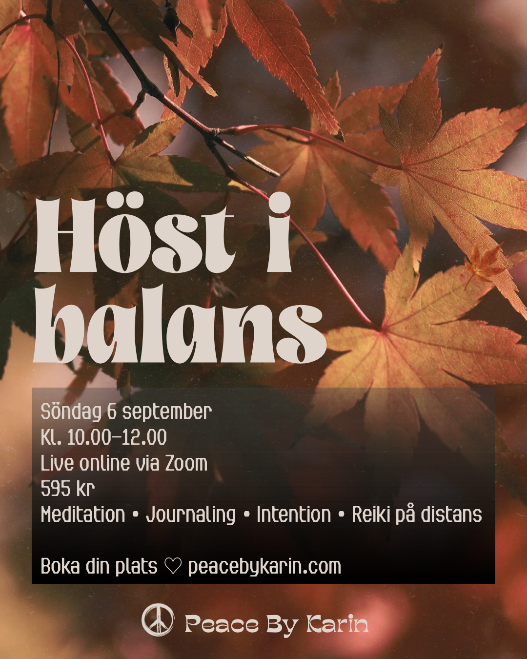 Höst i balans - Online