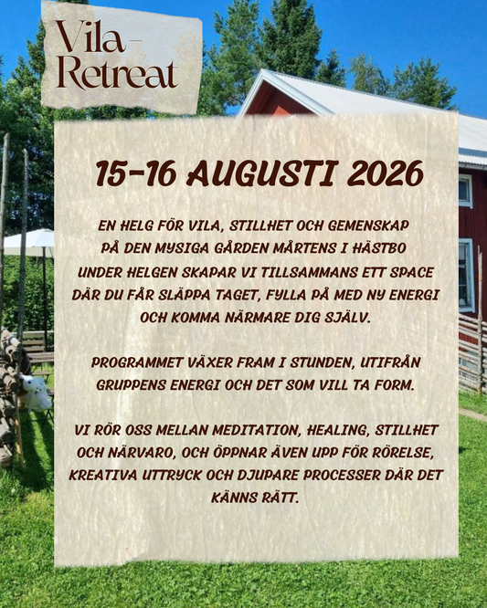 VILA Retreat 🌞 15-16 augusti 2026