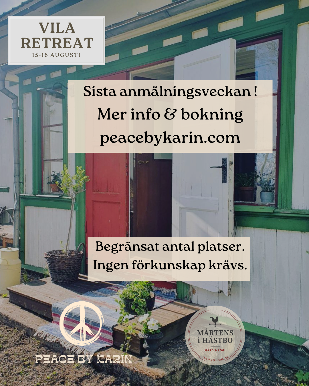 VILA Retreat 🌞 15-16 augusti 2026