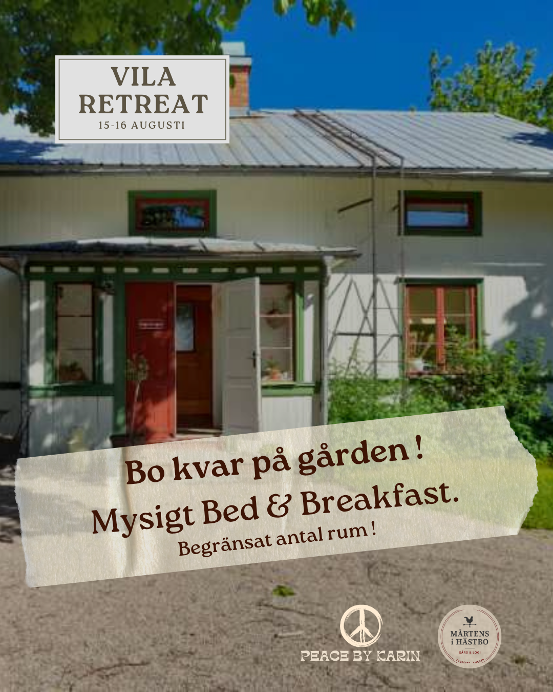 VILA Retreat 🌞 15-16 augusti 2026