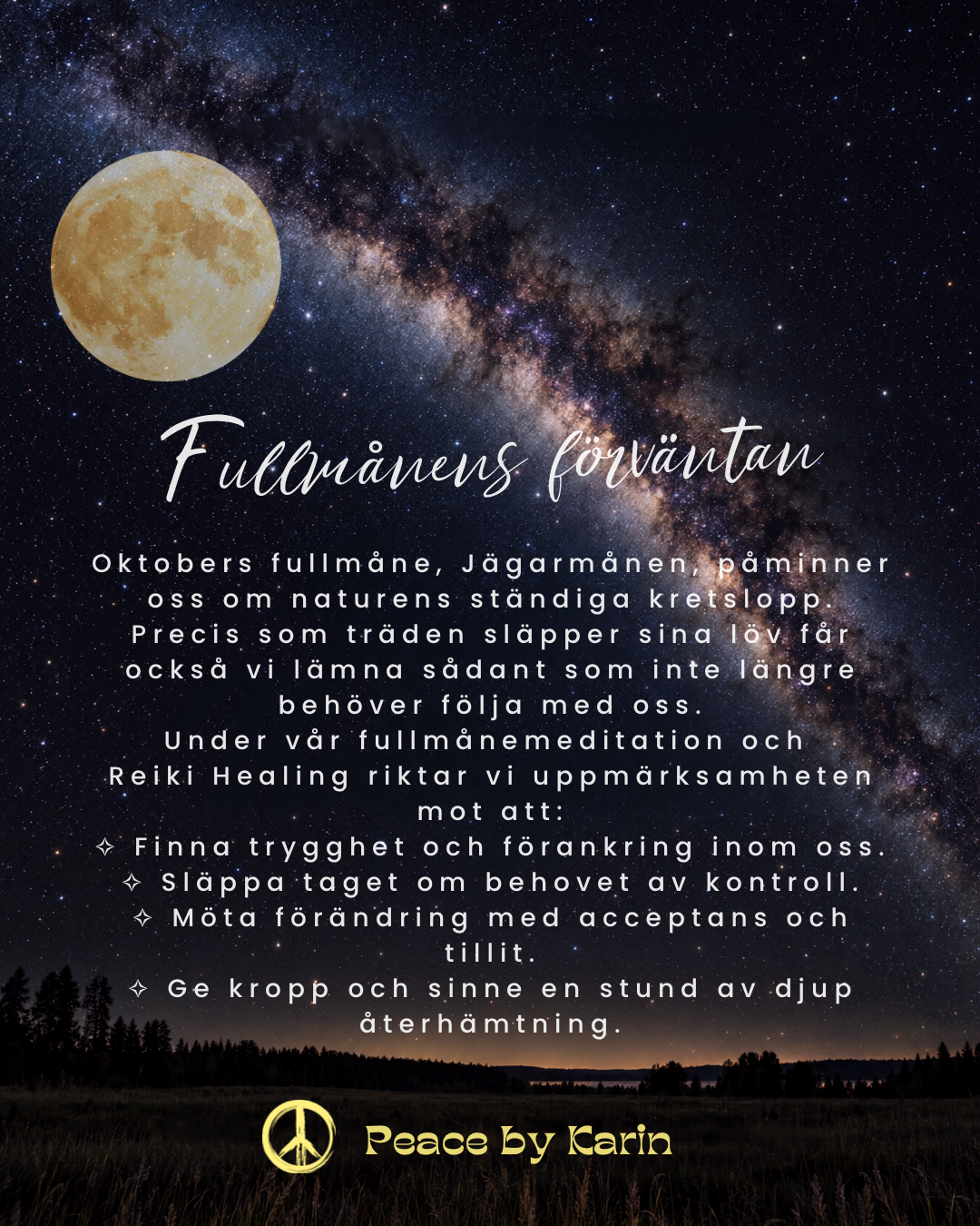 Fullmånemeditation & Reiki Healing online