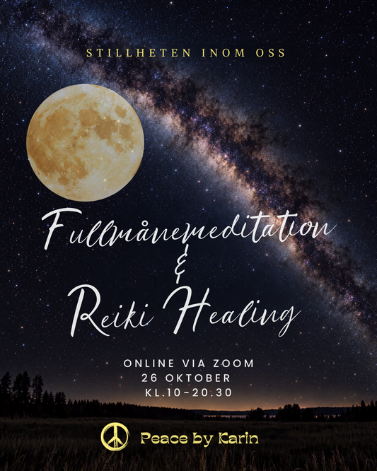 Fullmånemeditation & Reiki Healing online