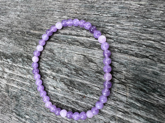 Ametist armband - 6 mm