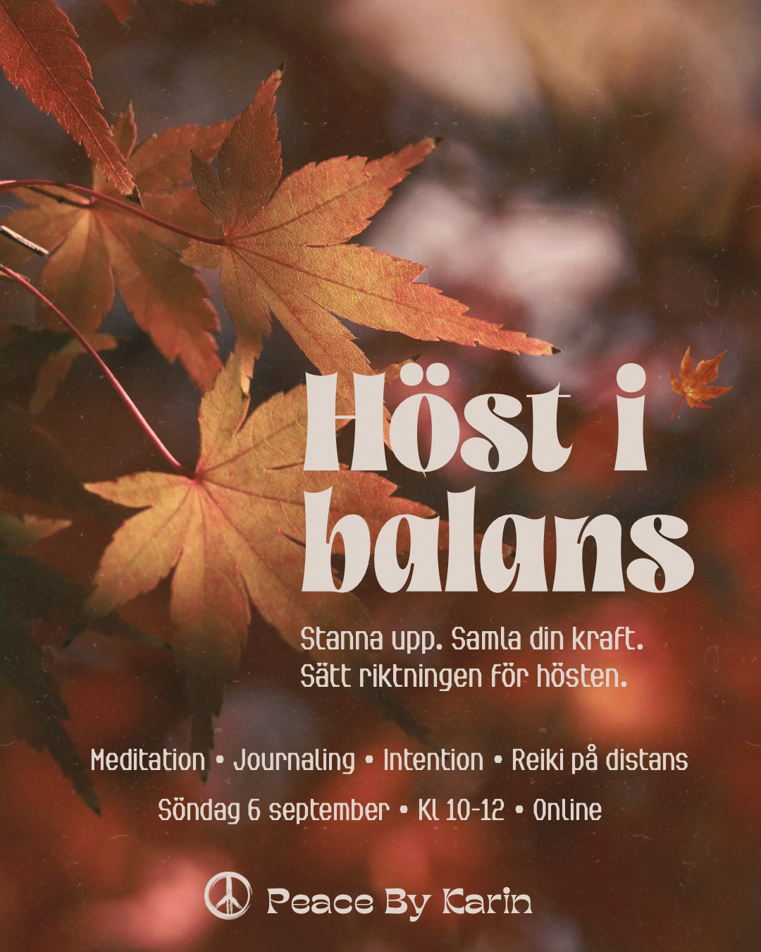 Höst i balans - Online