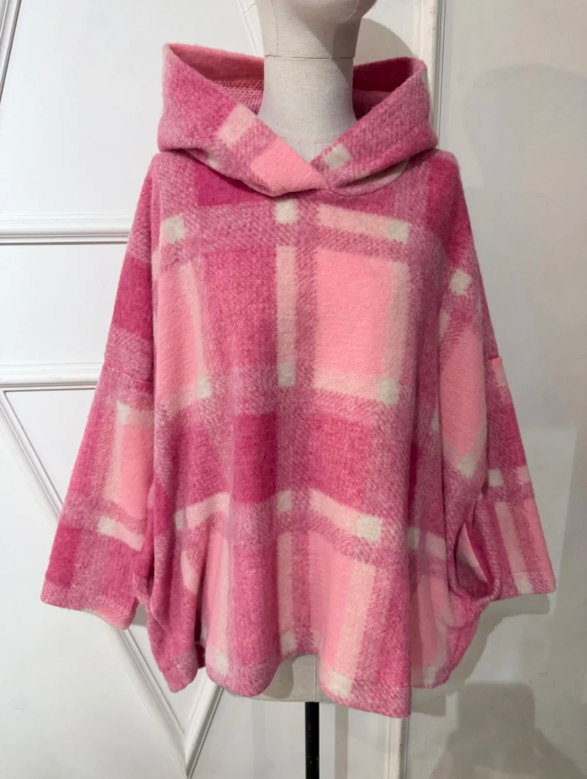 Hoodiejacka – Oversized | Ullmix / Rosa