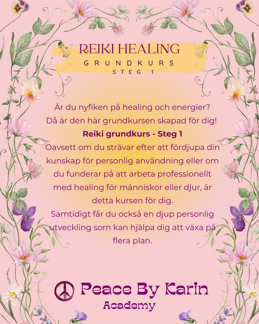 REIKI Healing Grundkurs-Steg I 🪷 11-12 oktober 2025
