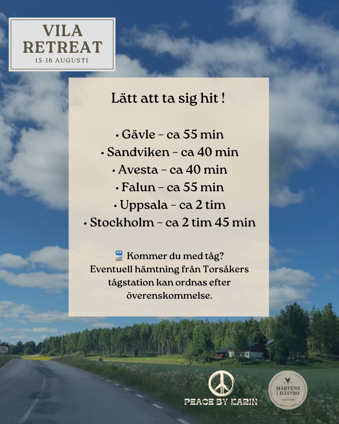 VILA Retreat 🌞 15-16 augusti 2026