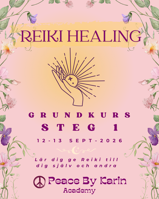 REIKI Healing Grundkurs-Steg I 🪷 12-13 sept 2026