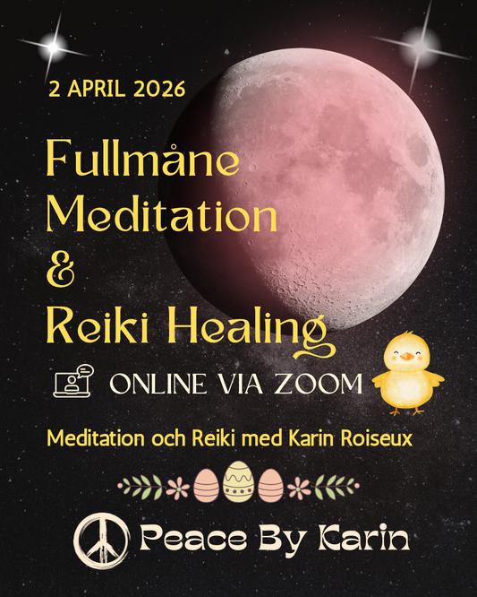 Fullmånemeditation & Reiki Healing med Karin Roiseux 🧚🏻 2 April 2026