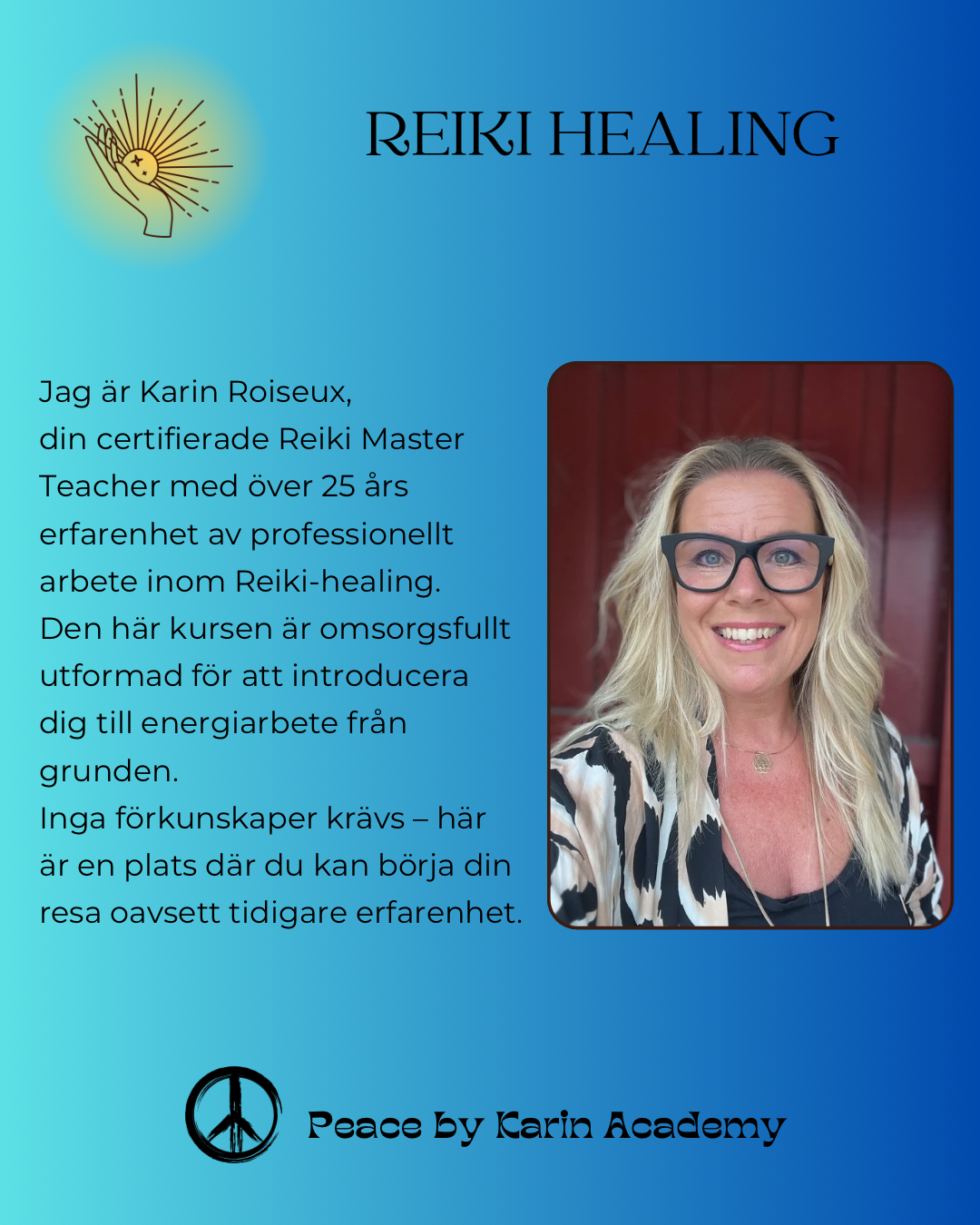 REIKI Healing Grundkurs Steg 3 🪬 15-16 nov 2025