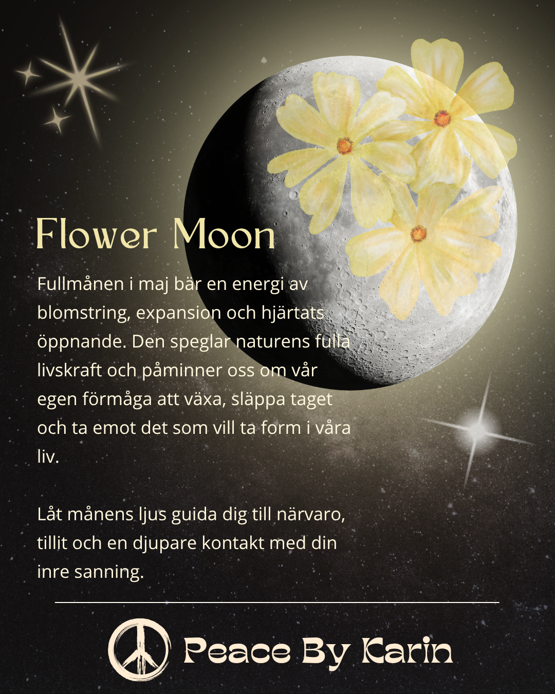 Fullmånemeditation & Reiki Healing med Karin Roiseux 🌼 1 maj 2026