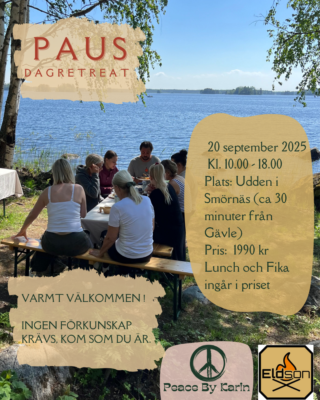 PAUS Dagretreat 20/9-25 🌿 En stilla dag i naturens famn
