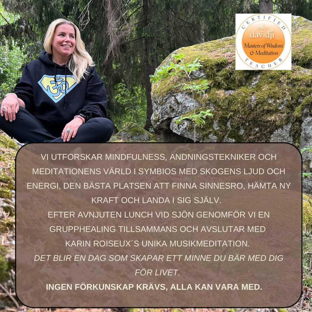 Skogsmeditation med Karin Roiseux